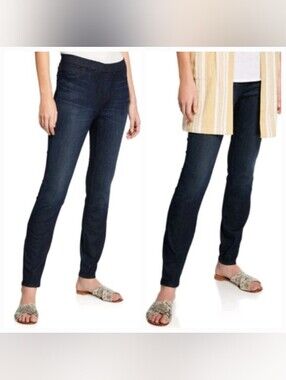 EILEEN FISHER Organic Cotton Denim Jeggins M